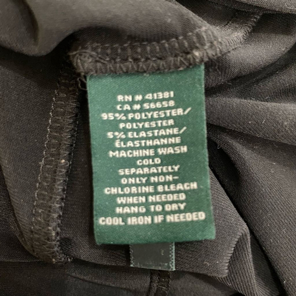 RALPH Lauren Cold Shoulder Bell Sleeve Dress. Size 4 - Picture 4 of 8